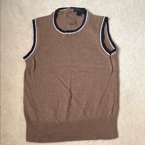 J. Crew Brown Crewneck Knit Top